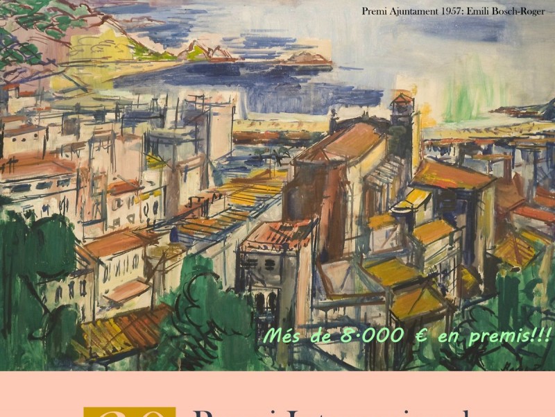 El cartell de la 60a edició del premi de pintura. EPA