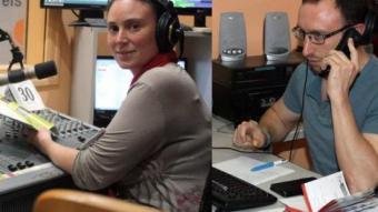 Laura Bertan i Rafael Renyé, periodistes i conductors del programa matiner GEORGES RIESTER