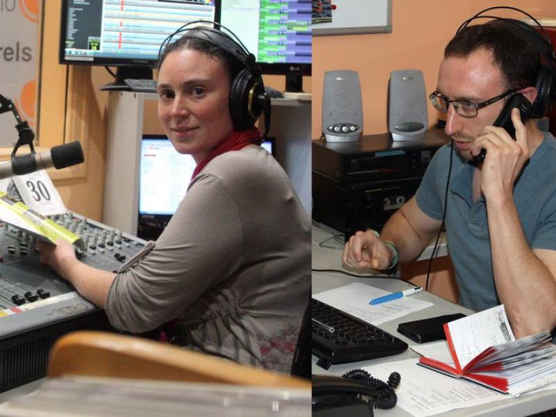 Laura Bertan i Rafael Renyé, periodistes i conductors del programa matiner GEORGES RIESTER