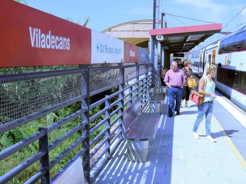 L'estació de Renfe de Viladecans, en una imatge d'arxiu JUANMA RAMOS