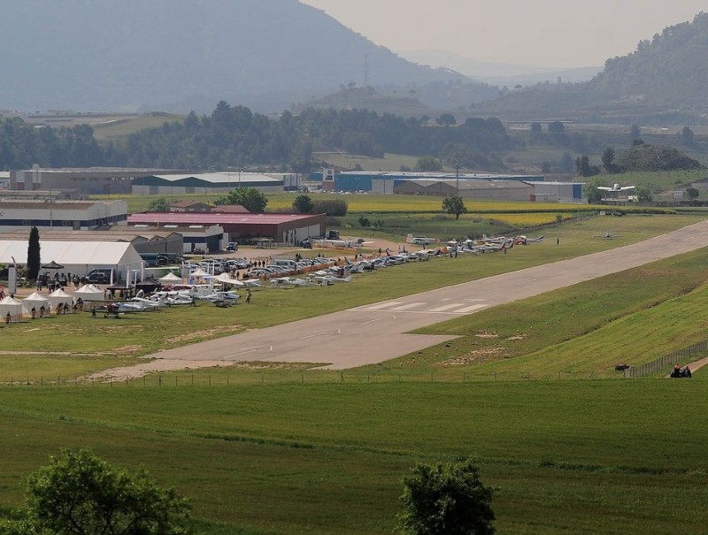 La infraestructura acull cada mes de maig l'Aerosport, l'únic certamen d'aeronàutica esportiva de l'estat. EL PUNT AVUI