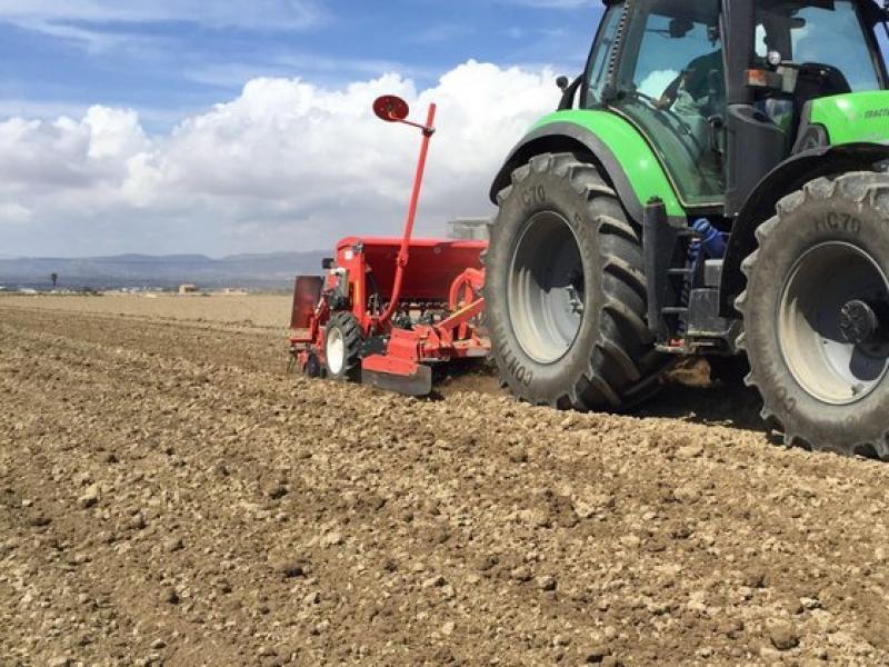 La sembra en sec, estesa a Itàlia i als Estats Units, requereix de maquinària especialitzada. L'EBRE