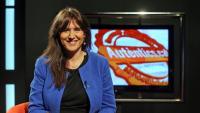 Laura Borràs, en una entrevista televisiva, quan dirigia la Institució de les Lletres Catalanes