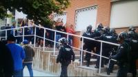 La Guàrdia Civil entra a l’institut Quercus de Sant Joan de Vilatorrada l’1-O
