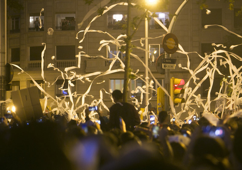 Resultado de imagen de protesta en barcelona