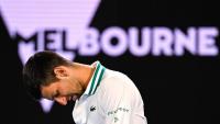 Djokovic en una imatge d’un partit a l’obert d’Austràlia del 2021