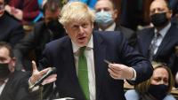 Boris Johnson, durant la compareixença d’ahir a la Cambra dels Comuns, a Londres