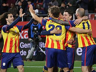 L’últim partit de la selecció masculina, el 25 de març del 2019 a Girona
