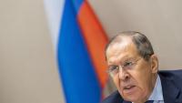 El ministre d’Afers Estrangers rus , Sergei Lavrov, durant una roda de premsa