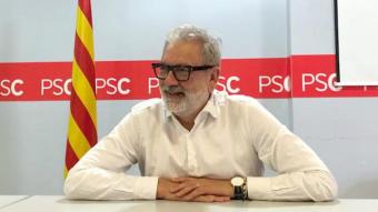 El primer secretari del PSC de Lleida, Fèlix Larrosa