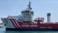 El nou vaixell de rescat d’Open Arms atraca al port de Barcelona