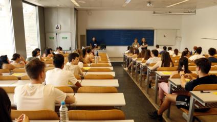 Inici dels exàmens de la selectivitat al Campus de Cappont de Lleida