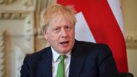 Boris Johnson, primer ministre britànic, durant un acte a Downing Street, l’1 de juliol passat