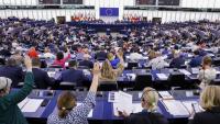 El ple del Parlament Europeu, celebrat ahir, Estrasburg, durant una votació