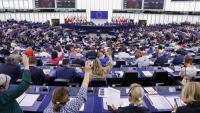 Els europarlamentaris voten la proposta de taxonomia de la Comissió Europea, durant el ple del Parlament Europeu celebrat ahir a Estrasburg