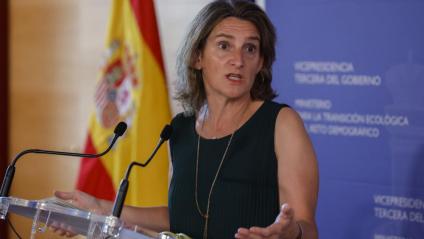 La vicepresidenta tercera del govern espanyol i ministra de Transició Ecològica, Teresa Ribera
