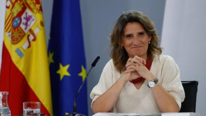La vicepresidenta tercera i ministra de Transició Ecològica, Teresa Ribera