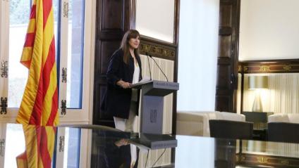 La presidenta del Parlament suspesa, Laura Borràs