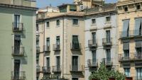 Blocs de pisos del centre de Girona.