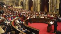 El ple del Parlament, dimarts passat, durant el debat de política general