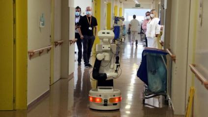 El robot Rose, en funcionament en un centre sociosanitari de Badalona
