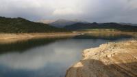 El pantà de Darnius-Boadella mostra com ha baixat el nivell d’aigua a la conca del riu Muga