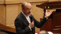 El conseller de Drets Socials, Carles Campuzano, a la sessió de control al Govern del darrer ple al Parlament
