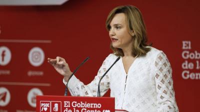 La portaveu de l’executiva federal del PSOE, Pilar Alegría