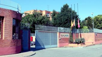 Façana d’entrada a la presó de Lleida
