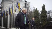 L’exprimer ministre britànic Boris Johnson, a Kíiv, el 22 de gener passat