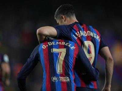 Lewandowski i Dembélé, el dia del Barça-Athletic