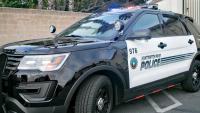 Un vehicle policial de la policia de Huntington Park, a Califòrnia