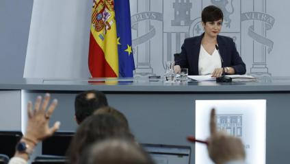 La ministra i portaveu del govern espanyol, Isabel Rodríguez, d’ahir