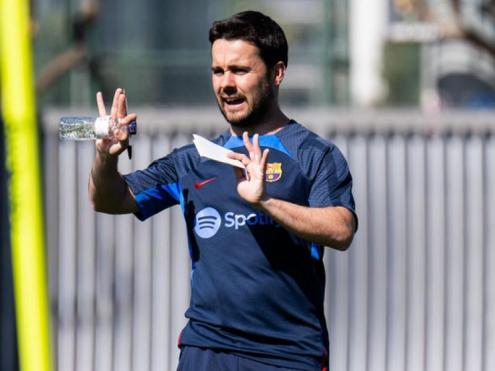 Jonatan Giráldez, entrenador del Barça.