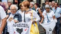 Manifestació convocada per la xarxa Sare Herritarra de suport als presos bascos, el 2022 a Bilbao