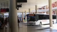 El bus actual entre Lloret i l’estació de rodalies de Blanes