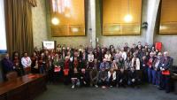 Els participants en la jornada cap a un nou Congrés de la Cultura Catalana, ahir, a Barcelona