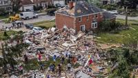 Un barri de Naperville , a l’Estat d’Illinois, després del pas d’un tornado, el juny del 2021