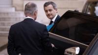 El ministre de l’Interior, Gérald Darmanin, arriba a l’Elisi per a una reunió del govern amb el president Macron