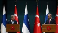 El president de Finlàndia,Sauli Niinisto i el seu homòleg turc, Recep Tayyip Erdogan, el 17 de març passat a Ankara