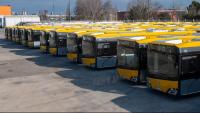 Una part de la nova flota d’autobusos que ja han entrat en servei