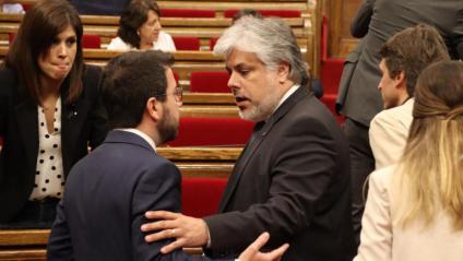 El president Aragonès parla amb Batet al Parlament