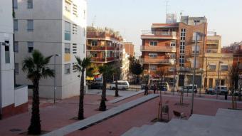 Plaça del Verdum al barri barceloní del mateix nom, un dels beneficiaris de rehabilitacions.