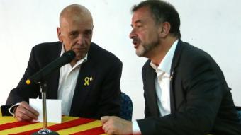 Vidal, amb l’ex conseller d’Acció Exterior Alfred Bosch, en un acte a Mèxic.