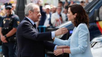Florentino Pérez amb la presidenta de la Comunitat de Madrid, Isabel Díaz Ayuso