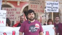 La protesta dels treballadors de Reus, que estan en vaga fa mesos, a les portes del Parlament
