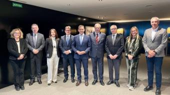 El Consell Assessor Territorial de CaixaBank a Girona durant la reunió a Barcelona