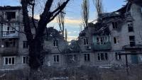 Habitatges destruïts a Avdiivka