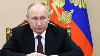 Vladímir Putin, president rus, durant una reunió a Moscou