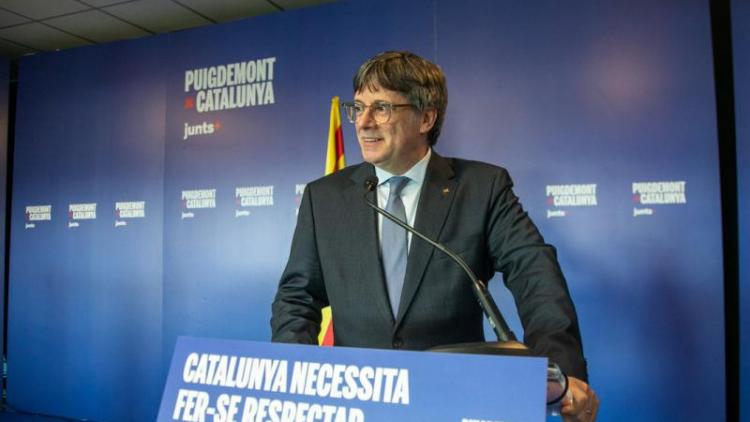 El candidat de Junts, Carles Puigdemont